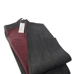 NWT Y2K Derek Lam 10 Crosby Cropped Color Block Chambray Pants 12